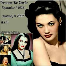 Remembering Yvonne De Carlo, who passed away
