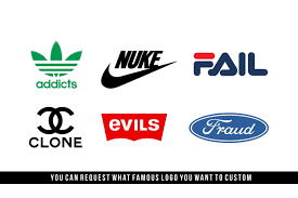 For Only 10 Ipinchews Will Make A Custom Clothing Tshirt Logo Parodies I Will Designmake A Custom Logo Of Famous Brands With The Phrase Or Name Band Desain