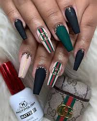 120 Best Coffin Nails Ideas That Suit Everyone Gucci Nails Ballerina Acrylic Nails Coffin Nails Designs