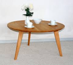 Hoobro beistelltisch klappbar, kleiner tabletttisch, tv tray 2er set, klapptisch snack tisch industriestil, sofatisch für kleinen raum, einfach montierbar. Tisch Rund 90x47x90 Mit Fester Platte Drei Beinen Casade Mobila