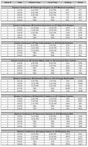 Always know what siriusxm channel your favorite team will be playing on. Nhl Releases Exhibition Game Schedule In Hub Cities Offside