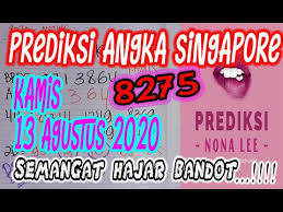 Prediksi Angka Singapore Kamis 13 Agustus 2020 Sgp Jitu Youtube