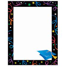 Graduation Border Png Clipart Best Graduation Scrapbook Clip Art Borders Clip Art