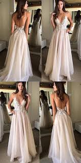 Backless Spaghetti Straps A Line Organza Flowy Prom Dress Long Gdc1346 Dolly Gown Trendy Prom Dresses Evening Dresses Prom Winter Dance Dresses