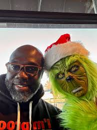 Tariq who plays the Grinch and the guy who some in the community think is  one of the worst human beings known throughout Charles County, MD.