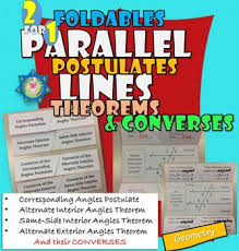 There Are 2 Foldables With This Product Foldable 1 Contains Corresponding Angles Postulate Alternate Inter Exterior Angles Alternate Exterior Angles Foldables