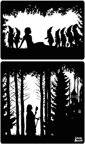 The Guardian Great Fairytales Laura Barrett London Based Freelance Silhouette Pattern Illustrator Illustration Portfolio