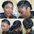 Black Hair Flat Twist Bun