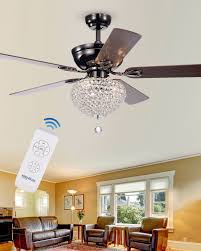 Indoor chrome crystal chandelier ceiling fan with light and remote control. Dome Crystal Chandelier Ceiling Fan Neiman Marcus