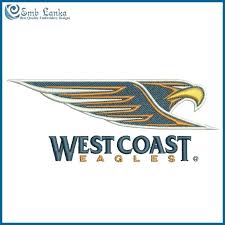 New west coast eagles logo embroidery design; West Coast Eagles Logo Embroidery Design Emblanka