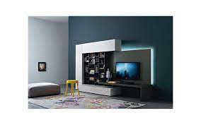 Die led strips sind für 40 bis 60 zoll hdtv geeignetund sind 2 mtr. Tv Wand Lampo L2 21a Design Wohnwand Tv Room Design Front Room Design Design