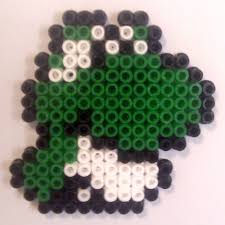 Super Mario Yoshi Hama Beads Ikea Pyssla Perline Da Stirare Perline Idee