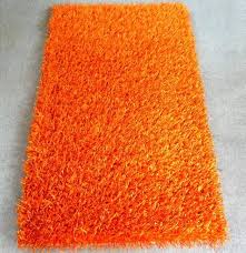The more gentle suction will keep the rug loops from being pulled too harshly. China Polyester Stripe Shaggy Rug Orange China Shaggy Rug And Polyester Shaggy Price