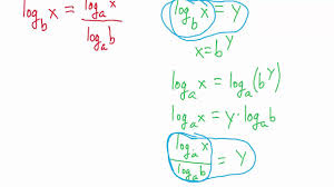 Log Change Of Base Explanation And Example Youtube