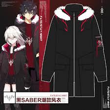 There are 361 winter anime clothes for sale on etsy, and they cost. Usd 126 50 Fate Fgo Anime Game Surrounding Velvet Trench Coat Black Saber King Autumn And Winter Coat Two Yuan Sweater Male Wholesale From China Online Shopping Buy Asian Products Online