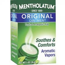 Mentholatum Vs Vicks Vaporub Mentholatum