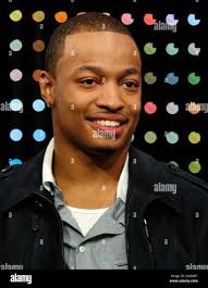 Qwanell Mosley, of the band Day 26, appears onstage during a taping of  MTV's "Total Request Live" at the MTV Times Square Studios Tuesday, March  18, 2008 in New York. Day 26's