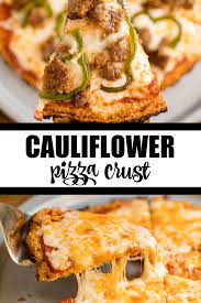 Cauliflower Pizza Crust In 2021 Cauliflower Crust Pizza Pizza Crust Cauliflower Pizza Crust Recipe