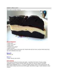 Dah lama x makan kek coklat tetiba ngidam plak nak makan haha. Kek Kukus Coklat Cheese Sunday April 28 2013