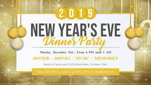 The recipe originated in cape cod (cranberry country). New Year Dinner Party Digital Display Video Template Postermywall