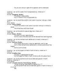 17 of them are in alaska. A Is For Alaska Trivia Questions By A Is For America Tpt