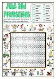 Students Match The Pictures To The Twenty Jobs And Professions Given Above Then This Activity Is Re Halloween Worksheets Halloween Words Halloween Word Search