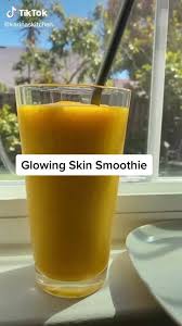 Glowing Skin Smoothie Video In 2020 Fruit Smoothie Recipes Healthy Smoothies Healthy Drinks Recipes