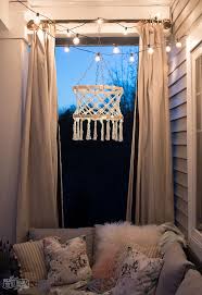 If you look at the macramé wall hanging patterns, you will want to make all of. Make A Diy Macrame Boho Chandelier With Fairy Lights The Diy Mommy Macrame Diy Diy Chandelier Diy Home Crafts