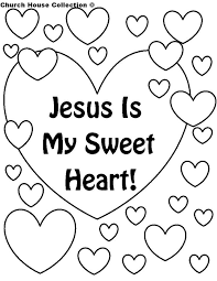 There is no better valentine than the love of jesus. Jesus Loves Preschool Valentines Coloring Pages Novocom Top