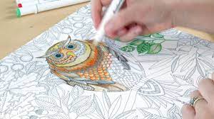 Here's a quick little colouring tutorial showing you how to colour the owl in my colouring canvas range. Colouring Tutorial How To Colour On Canvas Youtube