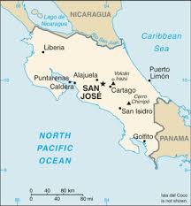 Where is costa rica located? Costa Rica Maps Ecoi Net