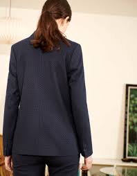 Blazer Jacket Blair Fancy For Women Navy Track Reiko