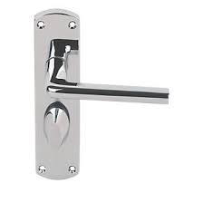 Free next day delivery available, or collect from store. Smith Locke Uno Fire Rated Bathroom Door Handles Pair Polished Chrome Bathroom Door Handles Screwfix Com