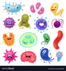 viruses cartoon bacteria emoticon character vector image on vectorstock bacteria cartoon character design animation character design viruses cartoon bacteria emoticon