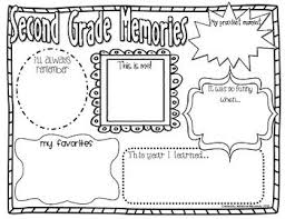 Freebie Second Grade Memories End Of Year Activity End Of Year Activities Second Grade Writing End Of School Year