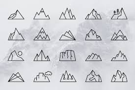 Simple Line Mountains Bonus Logos Geometric Mountain Tattoo Mountain Drawing Mountain Drawing Simple I can custom made designs and sizes, if. simple line mountains bonus logos