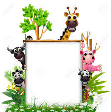 Funny cow milking animated picture. Funny Animal Smiling With Blank Sign And Tropical Forest Background Royalty Free Cliparts Vectors And Stock Illustration Image 16387148