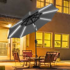 Patio Garden Grey Outdoor Furniture Patio Solar Led Lights