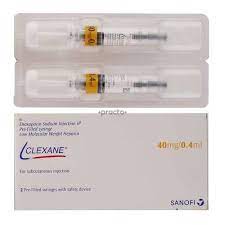 Enoxaparin (ee nox a par rin) brand name: Clexane Enoxaparin Injection 40 Mg 0 4 Ml Rs 210 Piece Shivansh Medicine And Surgical Co Id 23295354373