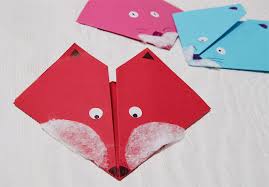 Monster lesezeichen falten mit kindern. Diy Origami Fuchs Selber Basteln