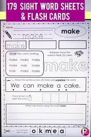 Sight Word Worksheets Bundle Distance Learning Video Video In 2020 Sight Word Worksheets Sight Word Flashcards Tricky Words