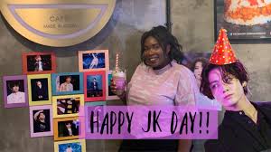 The birthday cake is traditionally highly decorated. Celebrating Jungkook S Birthday In London Youtube