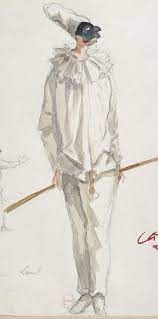 watercolor by ludovic napoleon lepic 1839 1889 1885 6 pulcinella les jumeaux de bergame idees esquisses coloriage schtroumpfs reddit