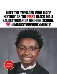 Jeremiah Daniels IV became the first African American male salutatorian at  Boca Ciega High School through years of dedication and straight As. He will  attend Florida State University this fall to study
