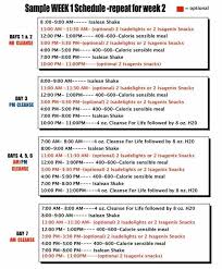 Modified Isagenix 9 Day Cleanse Schedule Isagenix 9 Day Cleanse 9 Day Cleanse Meal Schedule