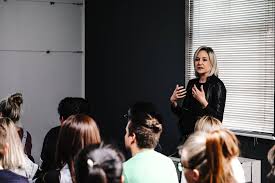 Adele Maritz addresses activity...