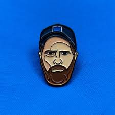 Coach Beard Pinback Buttons or Magnets