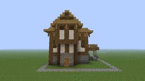 Some serious minecraft blueprints around here! 1 Chunk Medieval House Medieval Houses Minecraft Creations Medieval