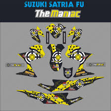 Klik untuk melihat koleksi lengkap sticker modifikasi yamaha r15 v3 vva 2017 Top Gambar Modif Striping Satria Fu Modifikasi Motor