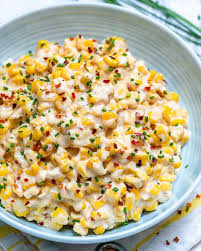 One Pot Cheesy Creamed Corn Www Healthyfitnessmeals Com Pork Chop Side Dishes Healthy Fitness Meals Corn Side Dish